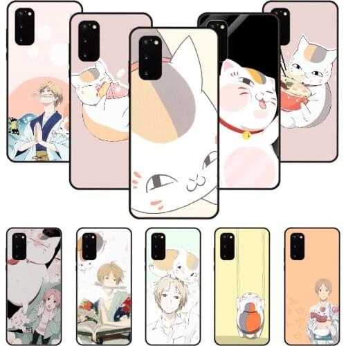 Phone Case For SamSung Galaxy S Note 10 20 7 6 9 8 Plus Edge E Ultra Lite Black Cover Etui 3D Back natsume yuujinchou Anime