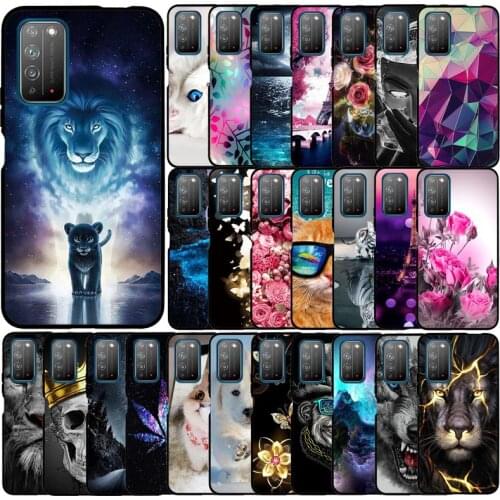 Phone Case For Huawei Honor X10 Case 6.63 Soft Silicone Back Cover on for Huawei Honor X10 Pro X10 X 10 Case Coque Etui Fundas