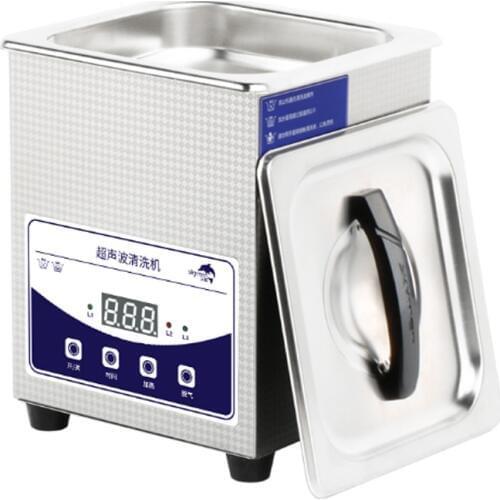 2L Digital Ultrasonic Cleaner for Glass/Jewelry Stainless Steel Shaver PCB Cleaning Machine JP-010T Mini Ultrasonic Cleaner