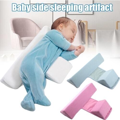 Newborn Sleep Positioner Prevent Flat Head Shape Anti Roll Pillow Kids Shaped Headrest Cushion Nursing Posing Baby Pillow