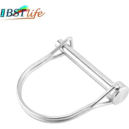 Stainless Steel 316 PTO Pin Round Arch Wire Shaft Locking Lock Pin Safety Coupler Pin Retainer Farm Trailers Wagons Lawn Garden