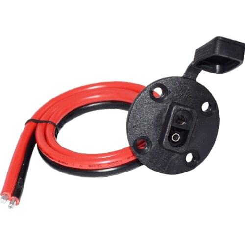 10AWG SAE Cable 2 Pin Quick Disconnect Automotive Panel Extension Cable Screw Holes for Solar Panels Battrey Motorcycles Battery