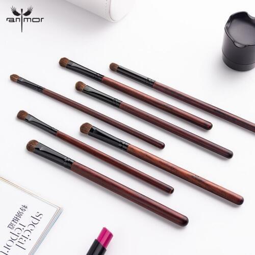 Anmor Eyeshadow Brush Set 7PCS Professional Makeup Brushes For Eye Make Up Soft Pony Hair Cosmetic Kit Tools Pinceaux Maquillage