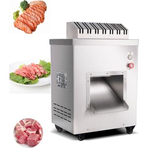 Commercial stainless steel meat slicer cube meat mincing machine Flaky meat cutting machine electric meat slicer cutter