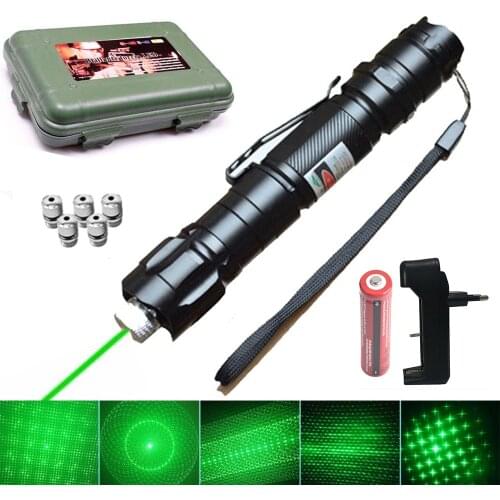 High-power equipment 5mw green laser pointer 009 green dot sight for outdoor hunting ultra-long radiation laser pointer