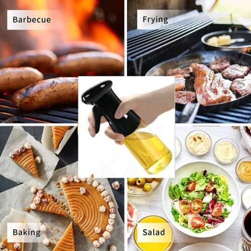 New cooking oil spray bottle for barbecue cooking with cooking sprayer for cooking, baking, barbecue, cooking, kitchen supplies