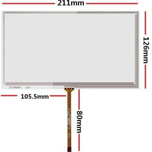 New 9-inch touch screen is suitable for AT090TN10 AT090TN12 LCD handwritten outer screen