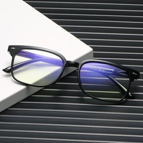 Presbyopic Glasses Woman Blue Light Filter Reading Glasses Men Fashion Black Decorative Glasses Farsightednes Eyeglasses Frame