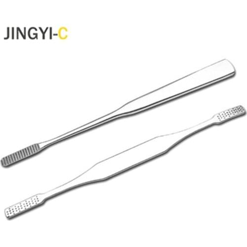 Rhinoplasty Nasal Bone File Cosmetic Surgery Stainless Steel Nasal Cavity Tool Mesh Teeth File Single Head Double Head 18cm