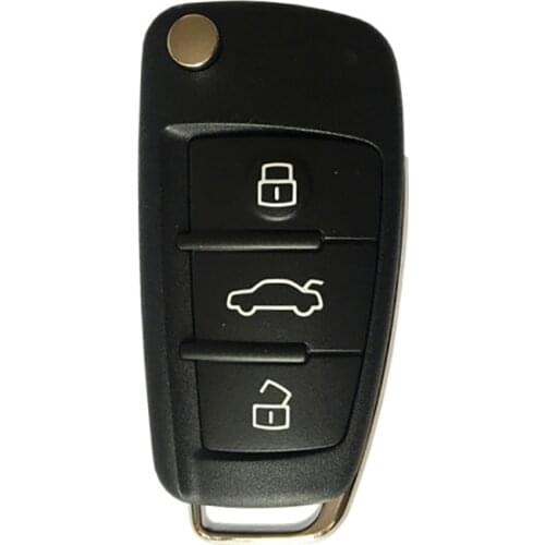 CN008044 Aftermarket 3 Button Remote Flip Key For Audi A3 MQB 434 MHz ID48 Chip 8V0 837 220D Keyless Go