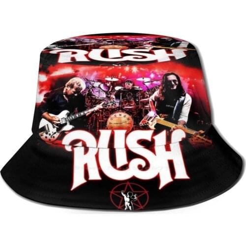 Rush Band : Best Music Rock Band Most Popular Unisex Fashion Women Men Breathable Bucket Hats Rush Band Best Music Band Most