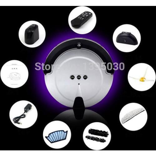 Automatic recharge wet and dry robot vacuum cleaner