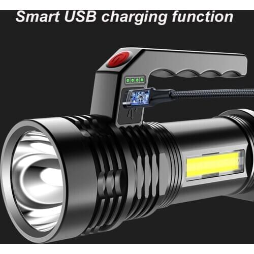 XHP500 most powerful led flashlight torch usb X501 rechargeable tactical flashlights hand lamp Outdoor lighting free shpping 1pc
