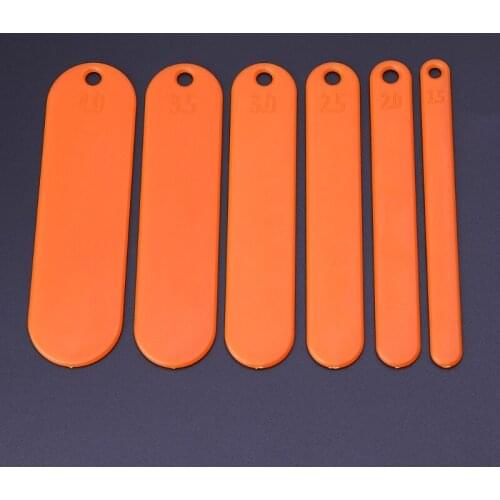 100% Brand New and High Quality 6 Pcs/Set Fishing Netting Shuttle 6 Size Tackle Plastic Net Making Repair Tools