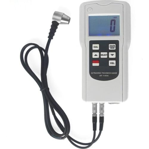 Ultrasonic Thickness Meter AT-140A 0.1mm Resolution 1.2 ~ 200mm