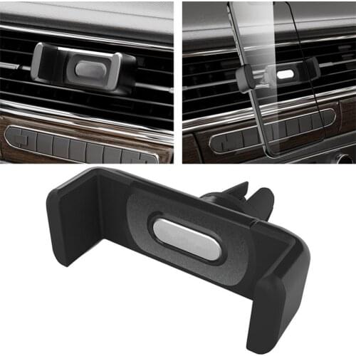 Mobile Phone Holder In The Car Rotating Clamp On Air Outlet Grille Vents Mount Interior GPS Bracket Portable Smartphone Stand