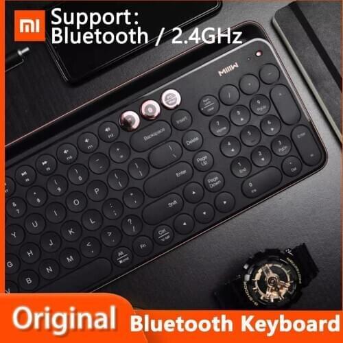 Xiaomi MIIIW Bluetooth Dual-mode Keyboard 102 Key Wireless Multi-system Compatibility One-click Switch Connection Fashion Color