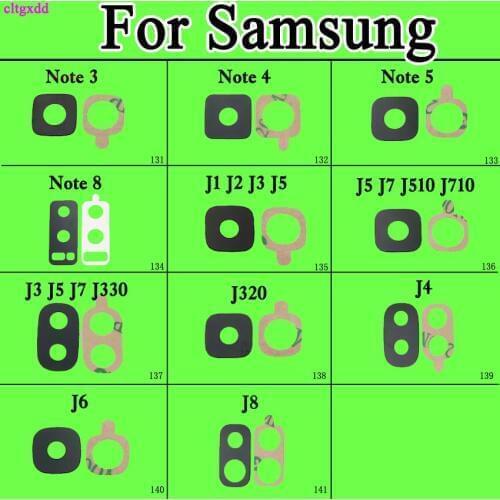 Rear Back Camera Lens Cover Glass for Samsung Galaxy Note 3 N9005 Note 4 Note 5 Note 8 J1 J2 J3 J5 J7 J330 J320 J4 J6 J8 2018