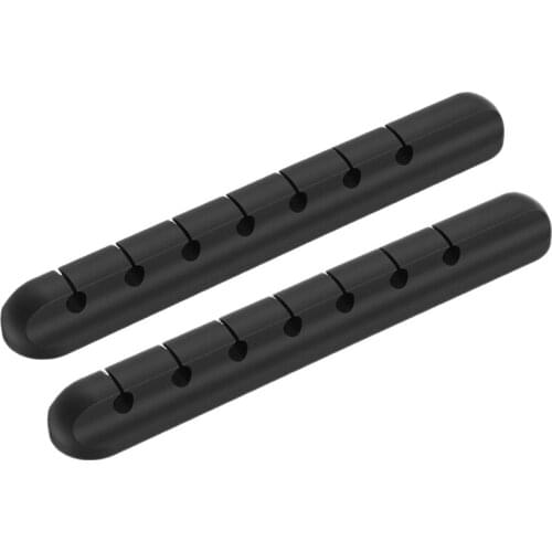 Cable Clips,2 Pack Silicone Adhesive Wire Cable Holder,Cable Organizer USB Cable Holder for Power Cords