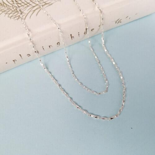 999 Sterling Silver Necklace Women Chains Handmade Chain Necklace vintage Luxury Jewelry On The Neck Ethnic Woman Accessories