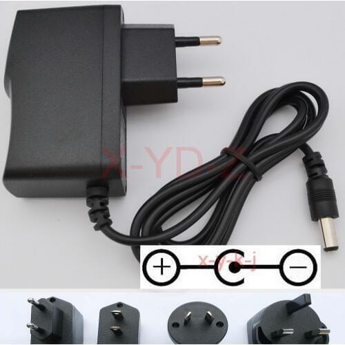 AC / DC 9V 1A Switching Power Supply Guitar Effect Pedal Board adapter Reverse Polarity Negative Inside EU US AU UK Plug