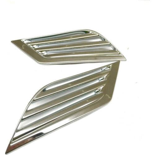 Car ABS Chrome Trim Front Fog Light Lamp Cover Auto Styling Accessories For Nissan Qashqai J11 2014 2015 2016