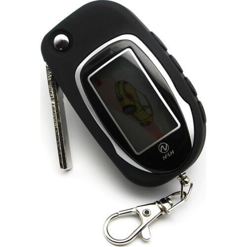 2-way LCD Remote Control Keychain For Russian Car Alarm System Scher khan M7 Folding Car Flip Scher-Khan Magicar 7 Key Chain Fob