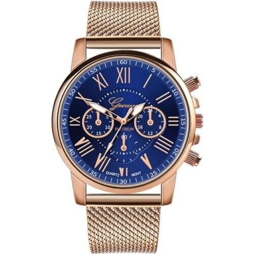 Womens Watches Luxury Quartz Sport Military Stainless Steel Dial Leather Band Wrist Dress Relogio Feminino Geneva Watch Women