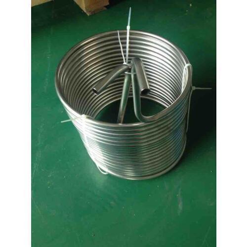 More loops 3/8" x 25' food grade 304 stainless steel Wort Chiller beer cooling coil or malt juice cooler for homebrew