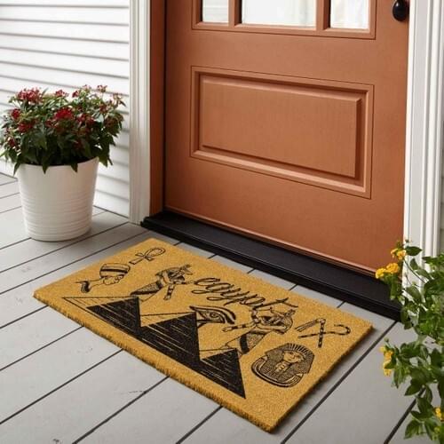 Door Mat Ancient Egypt-Themed i Door Mat Egyptian Pyramids Horos'un Eye Doormat 40x70 cm