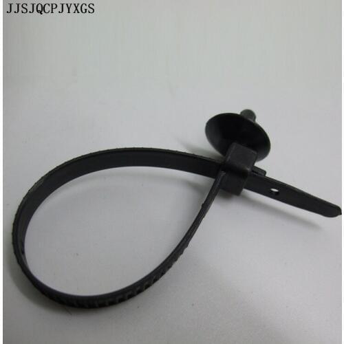 JJSJQCPJYXGS 2015 new 100pcs Black 6" 6.5x160mm Plastic nylon black releasable cable strap
