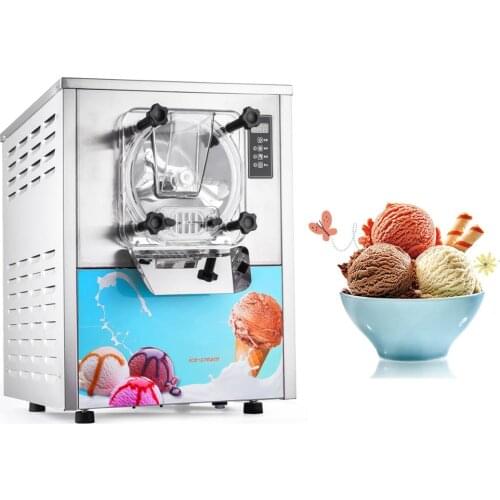 Commercial Ice Cream Sorbet Making Batch Freezer Gelato Machine Hard Ice Cream Machine
