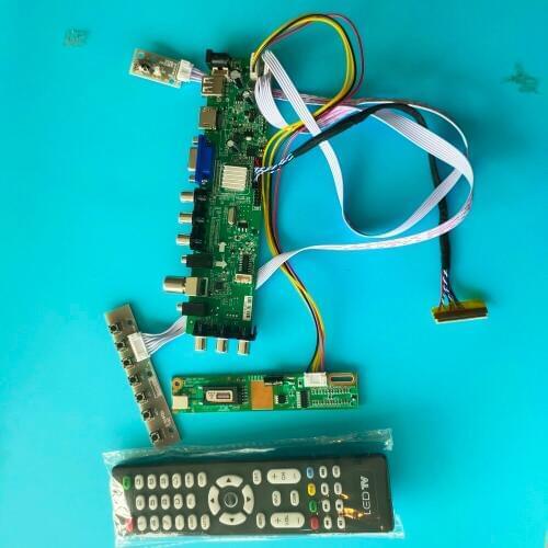 Kit For QD15TL04 Rev.04/QD15TL04 Rev.05 Controller board 1280X800 HDMI LCD Panel TV VGA USB AV remote DVB-T 1 CCFL Digital 30pin