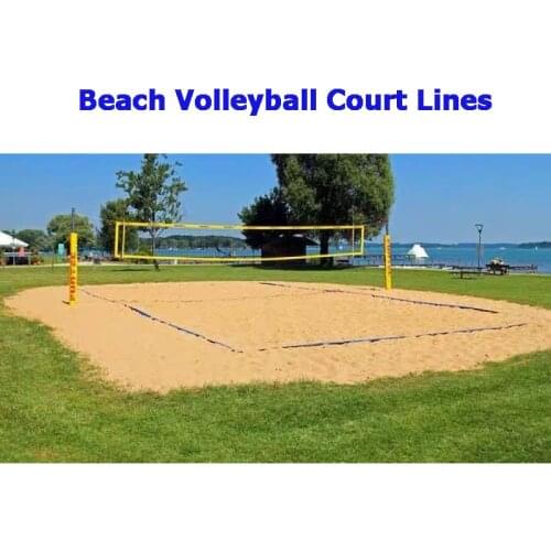 SOEZMM 2-inch nylon court boundary line system,Beach Volleyball Court Lines