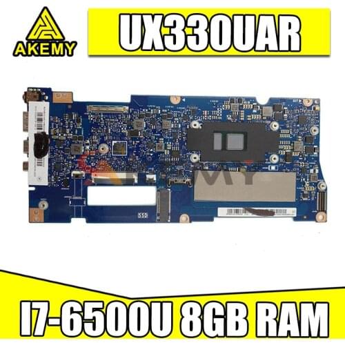 UX330UAR Laptop motherboard For ASUS UX330UAR UX330UA UX330U U3000U notebook Mainboard with I7-6500U CPU 8G RAM tested full 100