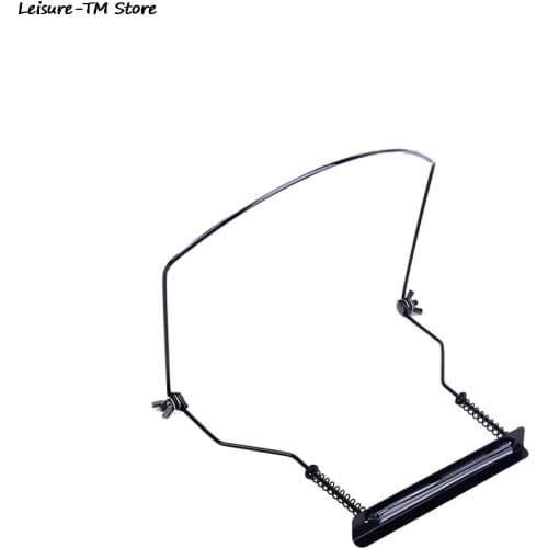 Metal Harmonica Neck Holder Mouth Organ Support Harp Rack Stand 10 Holes Black Harmonicas Clamp