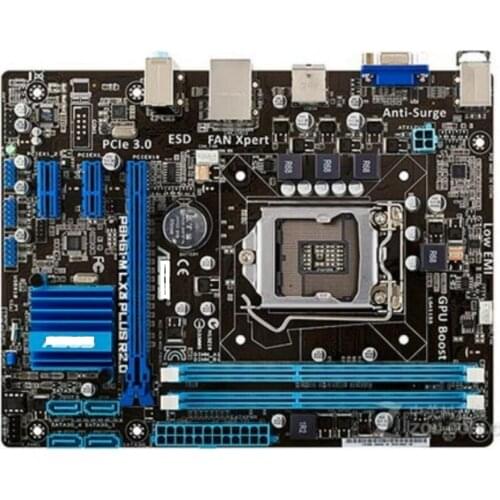 For ASUS P8H61-M LX3 PLUS R2.0 original motherboard for intel DDR3 LGA 1155 Support I3 I5 I7 16GB H61 used Desktop motherborad