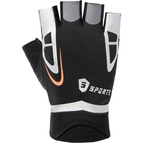 Mens Womens Half Finger Fitness Gloves Summer Thin Breathable Non Slip Outdoor Sports Fishing Cycling Sunscreen Mittens D53
