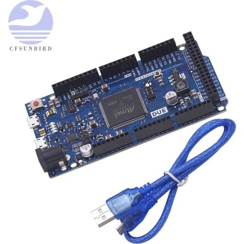 Due R3 Board ATMEGA16U2 ATSAM3X8E ARM Main Control Board with USB Cable for arduino