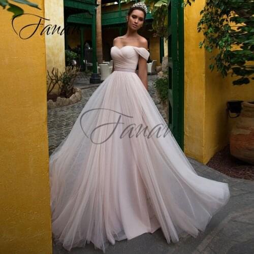 Simple Sweetheart Off The Shoulder Wedding Dresses Backless A-Line Organza Sweep Train Bow Bridal Gown Свадебное платье vestidos