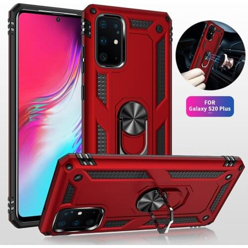 S20 Ultra Plus S20 FE S20FE S21 S 21 Plus Ultra Case Shockproof Armor Ring Stand Cover For Samsung Galaxy S20 Ultra Plus S20 FE