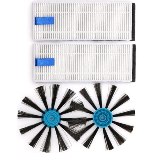 For Bissell EV675 Side Brush HEAP Filter Vacuum Cleaner Replacement Cleaning Filter for Bissell EV675 Robot Vacuum Cleaner Parts
