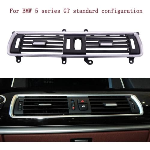 Car Styling Air Conditioning Vent frame cover Stickers trim Air outlet Center console Air conditioning panel for BMW 5 series GT