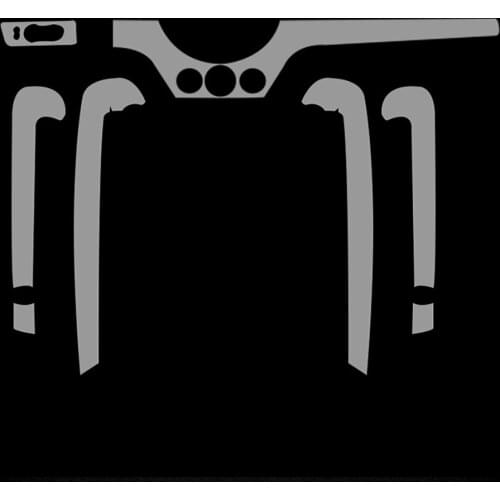 Car-Styling New Car Interior Trim Dashboard Clear Paint Protective Film Stickers for MINI COUNTRYMAN