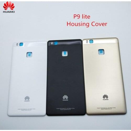 Huawei P9 Lite Glass Housing Battery Cover Rear Door Replacement Back Case For Huawei P9Lite With Logo & Adhesive Sticker