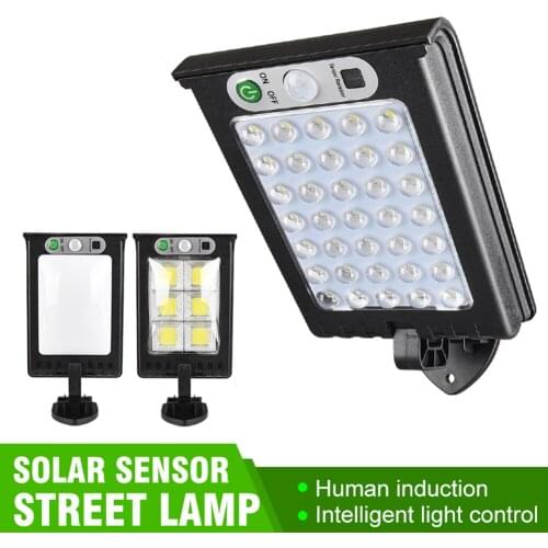 Outdoor Solar Wall Light Waterproof Motion Sensor COB Lamp Street Lighting Solar Lamp Courtyard Garden Decoration Light