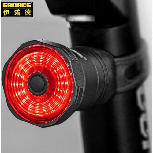 New Store Bicycle Light Bike Accessories Smart Sensor Brake Flashing Warning For Night Riding Usb Charging Waterproof