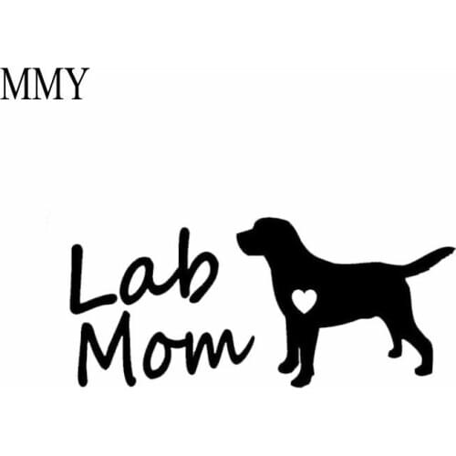 7.5"*3.5" Lab Mom Labrador Dog Breed Funny Vinyl Decal Sticker Car Stickers Window