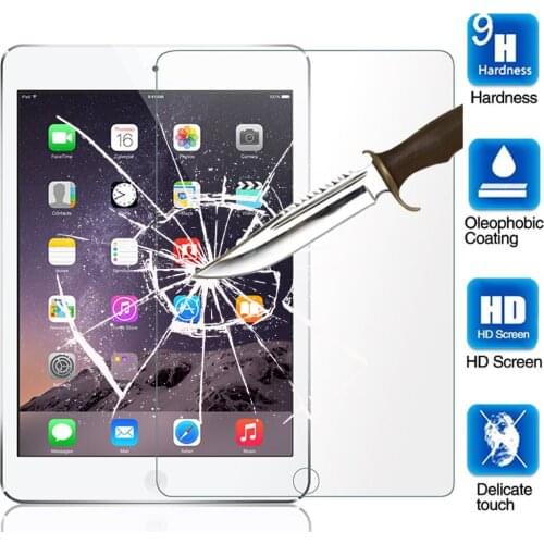 Tempered Glass Screen Protector For iPad mini 2 3 4 5 For iPad 7.9 9.7 10.2 2019 2017 2018 Air 3 10.5 Air 1 2 Pro 11 10.9 Film