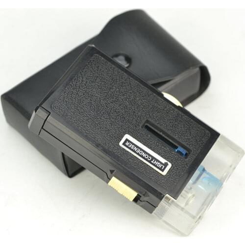 40x LED Illuminated Pocket Microscope Focus Adjustable MINI Microscope with Lamp Light MG10083 Gift Magnifier MG10083